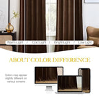NICETOWN Brown Velvet Curtains 84 inches Length - Image 9