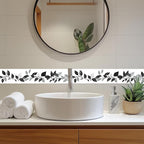 HOMETITUTE Wallpaper Border Peel and Stick Feather Texture Decorative Wall Trim - Image 7