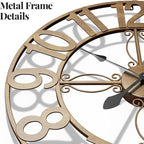 Cuspin 20 Inch Wall Clock, Large Modern Decorative Wall Clocks - Image 3