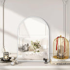 Arched Wall Mirror, Brushed Metal Frame Mirror, Arch Bathroom Vanity - Image 4