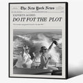 Black and White Fashion Hot Girl Poster Fun Do It by Unknown