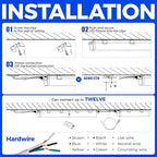 Barrina T5 LED Shop Light 2FT, Utility Shop Lights, Ceiling and Under Cabinet - Image 9