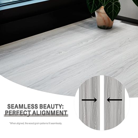 Wood Grain Peel and Stick Floor Tiles – 11.8” Width, Full Roll Length of 118" – - Image 5
