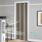 RYB Home Blackout Curtains Thermal Insulating Privacy Temporary Door Curtains - Image 2