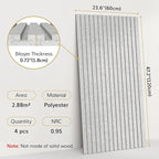 TONOR Dual-Layer Thickened Acoustic Wall Panels Self Adhesive, 4 Pack - Image 2