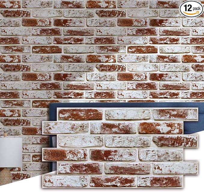 Commomy Faux Brick 3D Wall Panels by CommomyDecor