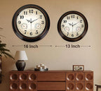 Vintage Wall Clock 13 Inch Quartz Silent Non-Ticking Analog Clock - Image 6