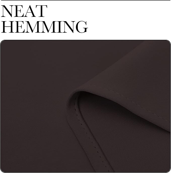 NICETOWN 2 Panels Blackout Curtains, Rod Pocket Thermal Insulated Drapes - Image 5