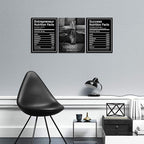 KAWAHONE Motivational Mindset Canvas Wall Art, Success Entrepreneur Nutrition - Image 2