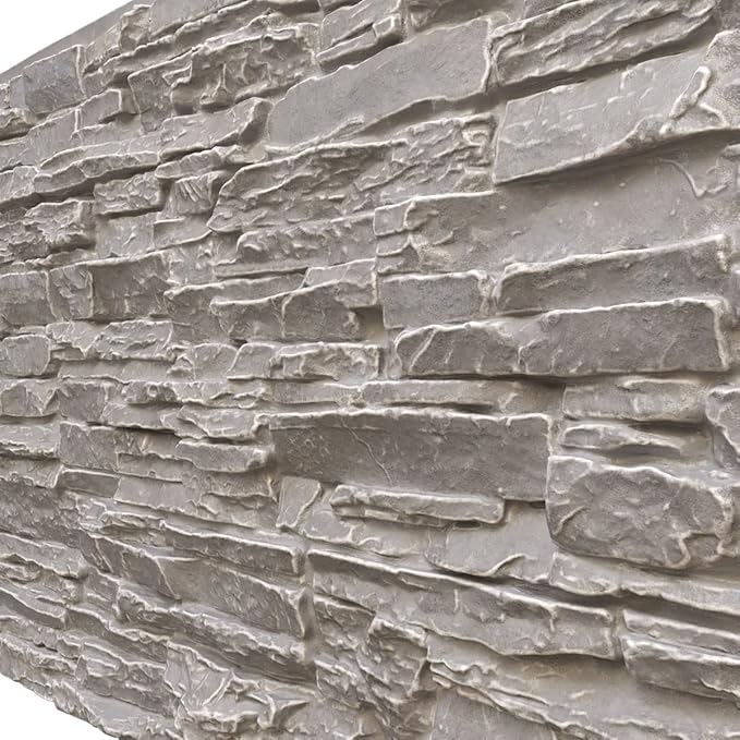 EverStone Canyon Ridge Faux Stone Panel, 45 3/4"W x 24 1/2"H x 1 1/4"D - Image 7