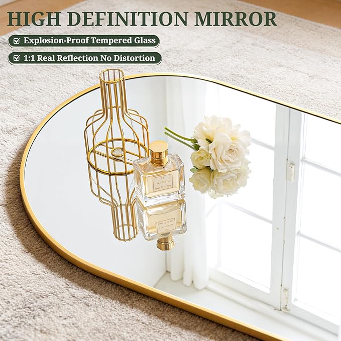 Mirror Full Length 56"x15" Full Body Floor Mirror - Image 5