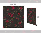 FLFK Gothic Rose Floral Wallpaper Peel and Stick 16in x 64in Wall Paper - Image 2