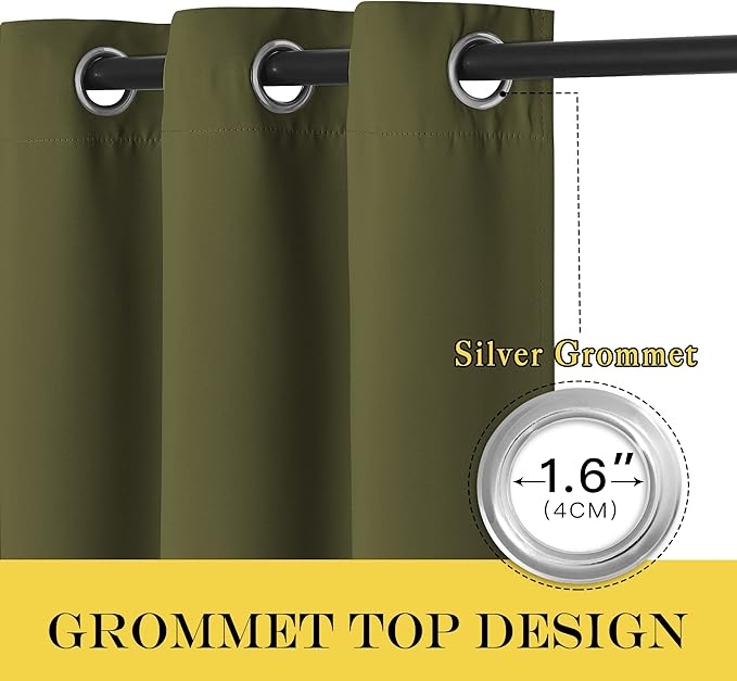 NICETOWN Patio Blackout Curtain Panels - Image 6