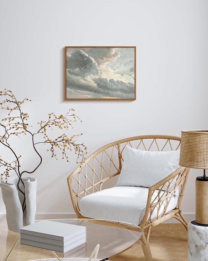 InSimSea Framed Canvas Wall Art Vintage Decor, Room Decor Classical Oil - Image 3