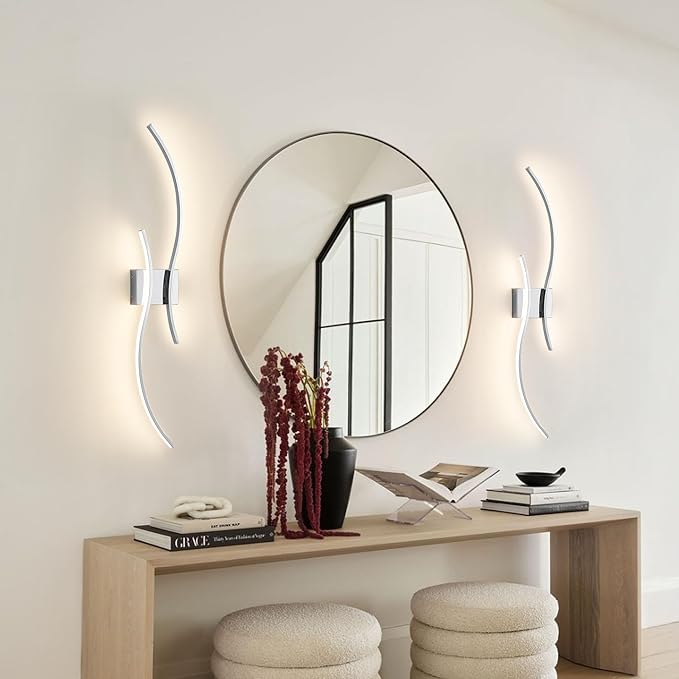 Battery Operated Wall Sconces Set of Two - Image 9