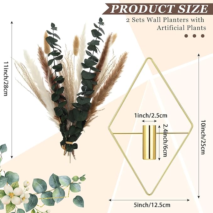 Jexine 4 Pcs Hanging Planters - Image 2