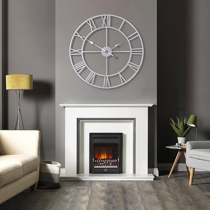 LEIKE 32" Large Modern Wall Clocks, Nearly Silent, Little Ticking, Battery - Image 8