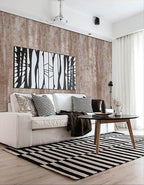 Dimoon 236"x17.7'' Wood Contact Paper Brown Grey Dark Wood Wallpaper Gray Brown - Image 2