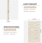 4-Pack 3D PU Stone Wall Panels for Interior Decor - Image 2