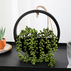 Artificial Hanging Plants Hanging Planter Fake Succulents Artificial String of - Image 3