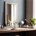35x23 Inch Boho Wooden Rectangle Mirror - Image 3