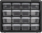 Akro-Mils 16-Drawer Plastic Storage Cabinet | 10-1/2 x 6-1/2 x 8-1/2 Inch | - Image 16