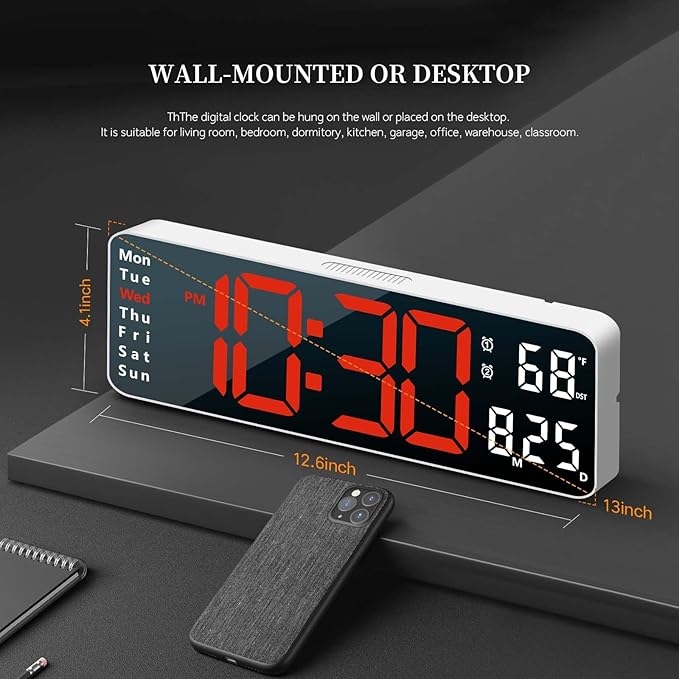 Digital Clock, Digital Wall Clock - Image 3
