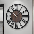 LEIKE Extra Large Wall Clocks, Silent Little Ticking, Battery Operated Vintage - Image 2