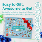 Cupkin Dog Sticker Book Activity for Kids, Toddler Airplane Travel Essentials, 500+ Dog Stickers for Kids + 12 Scenes + 12 Coloring Book Pages, Puppy Lover Children's Gift, Crafts Ages 2-8