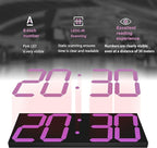 CHKOSDA LED Large Digital Wall Clock, Oversize Wall Clock - Image 6