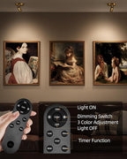 EZVALO LED Spotlight Indoor, 5500mAh Rechargeable Battery-Powered Picture Lights - Image 3