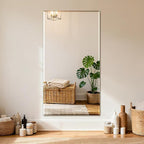 Ruomeng Frameless Mirror for Wall, 55x30 Inch Bathroom Vanity Mirror Farmhouse - Image 9