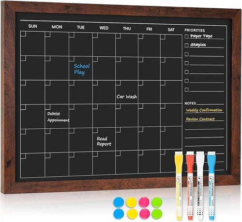 4 THOUGHT Monthly Calendar Chalkboard by 4Thought