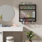 PPN Towel Rack Bathroom Storage Shelves Over The Toilet - Image 7