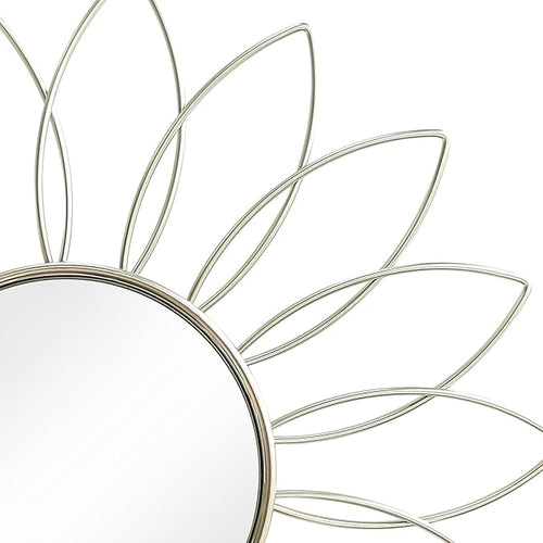 3 Pack Metal Mirrors for Wall Sunburst Wall Mirrors Home Décor Decorative - Image 2