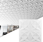 Art3d 12-Pack PVC Drop Ceiling Tiles, 2ft x 2ft, Floral Style by Art3d