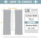 ChrisDowa Burgundyout Curtains 70 inches Wide - Image 5