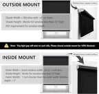 AOSKY Cordless Roller Shades Blackout Blinds - Image 7
