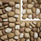 EverStone River Rock Faux Rock Panel, Canyon Dune Color - Image 9