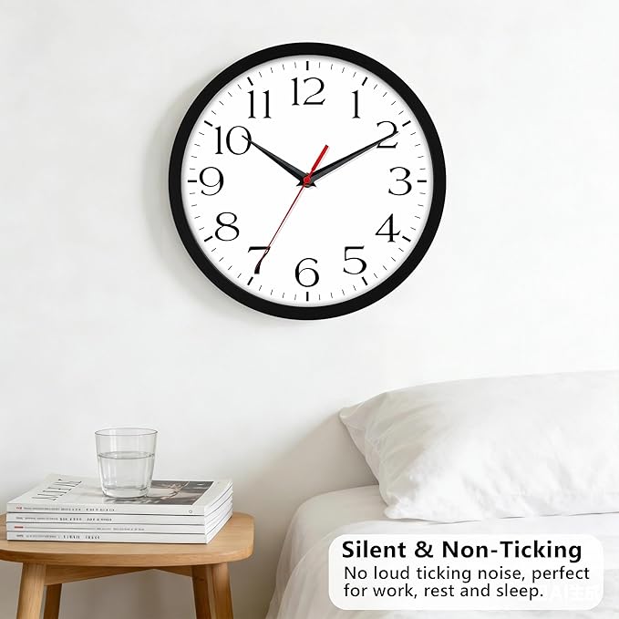 DAXSMY 12 Inch Wall Clock - Image 5
