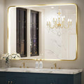 48x36 Inch LED Bathroom Mirror by FTOTI