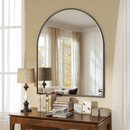 VooBang Arched Wall Mirror, 26 x 28 inch Arch Bathroom Mirror, Wall Mounted - Image 6