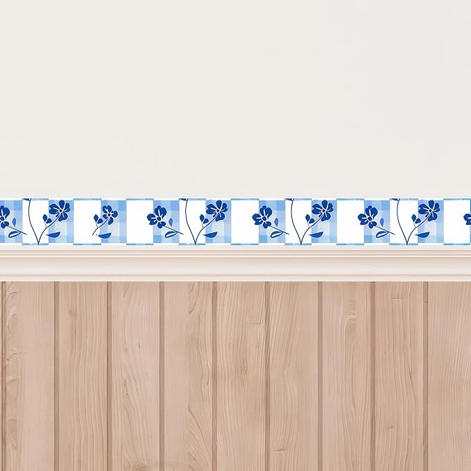 HOMETITUTE Wallpaper Border 4x196 Inch Peel and Stick PVC Wall Border Wallpaper - Image 6
