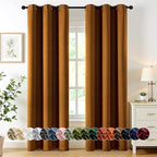MIULEE Blackout Curtains for Bedroom Living Room 2 Panels, Thermal Insulated by MIULEE
