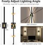 Rechargeable Wall Sconce Set of 2: 10000mAh Battery Operated Wall Sconce - Image 2