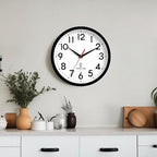 DAXSMY Atomic Wall Clock Analog 10 Inch Battery Operated Modern Decorative - Image 3