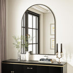 VooBang Arched Wall Mirror, 30 x 38 inch Arch Bathroom Mirror, Wall Mounted - Image 2