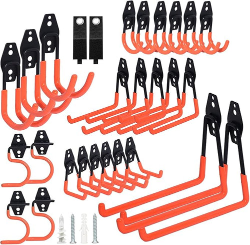 28 Pack Steel Heavy Duty Garage Hooks Storage Hooks by Unknown
