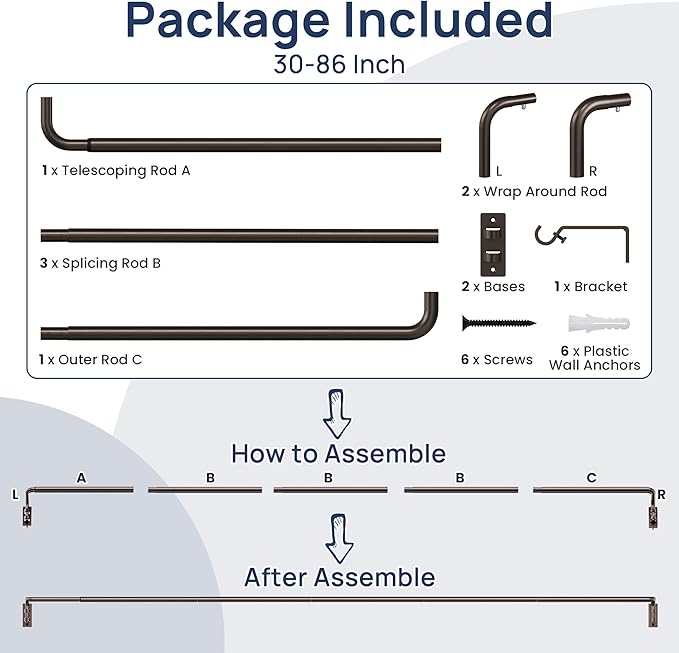 ENJOYBASICS Blackout Curtain rod - Image 8