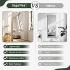 Mirror Full Length 56"x21" Full Body Floor Mirror - Image 7